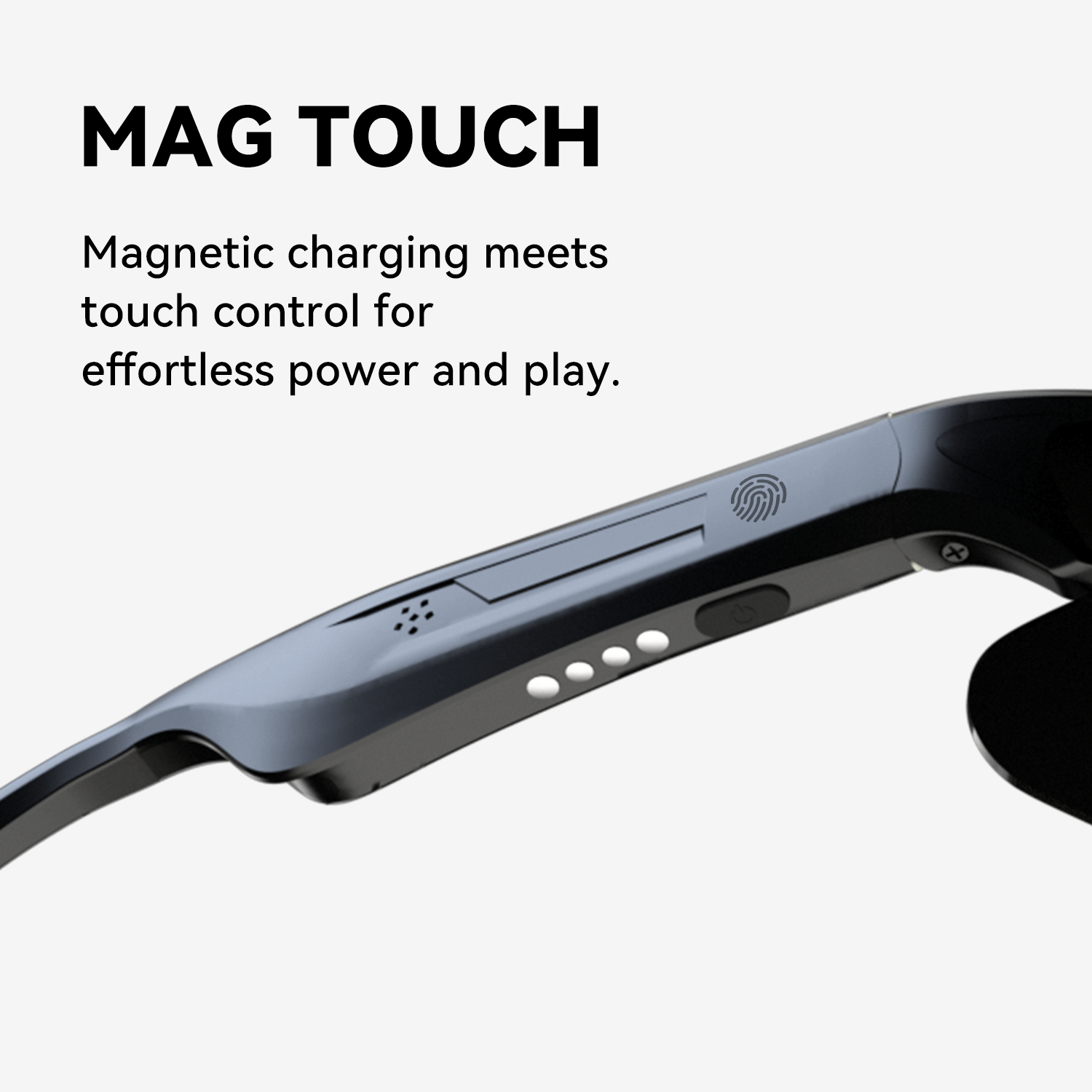 WOWRIO Smart Sport Glasses A8 - Blue