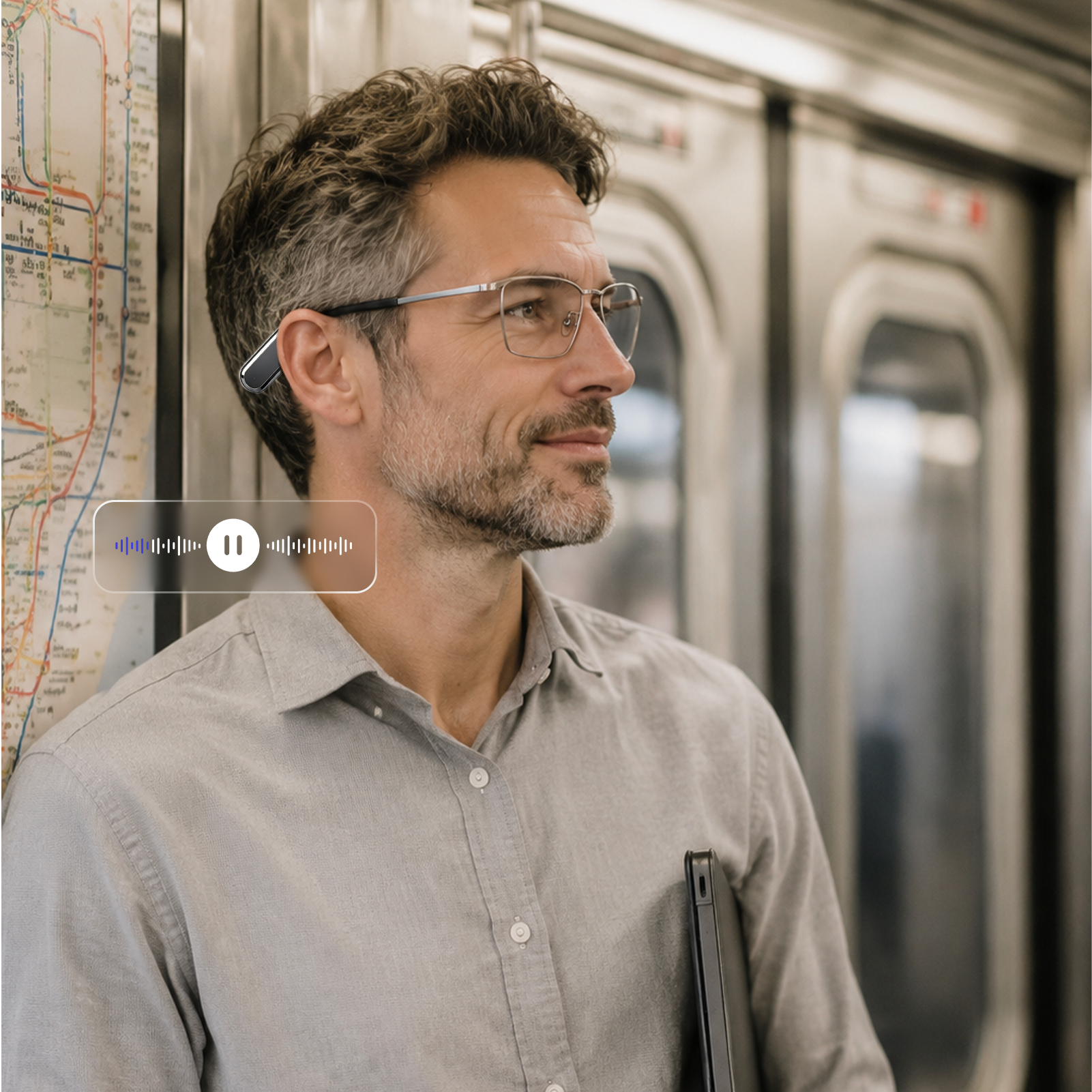 WOWRIO E51 Modular Open-Ear Audio Glasses