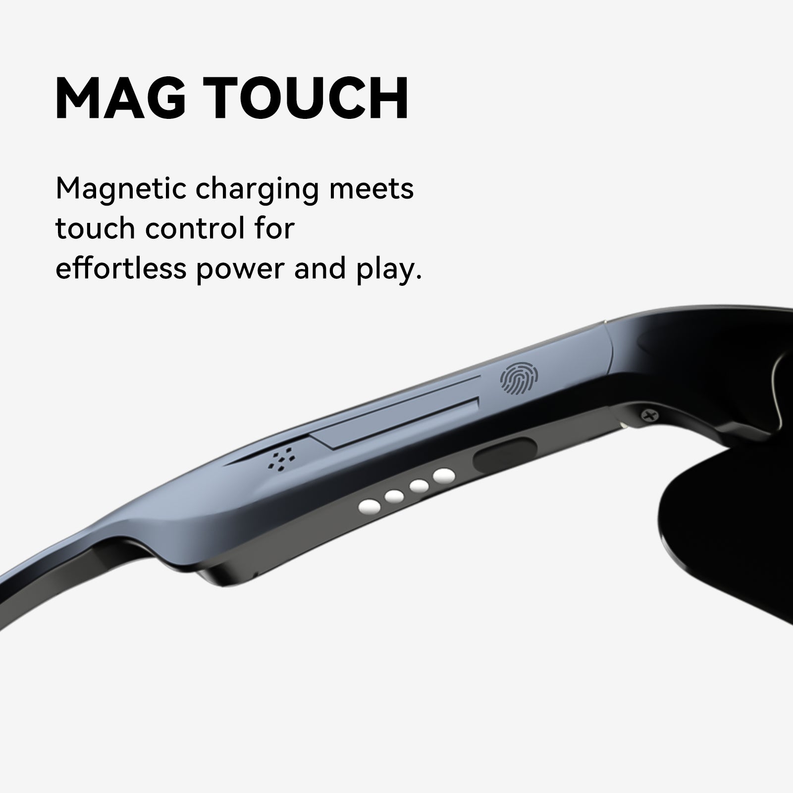 WOWRIO Smart Sport Glasses A8 - Black