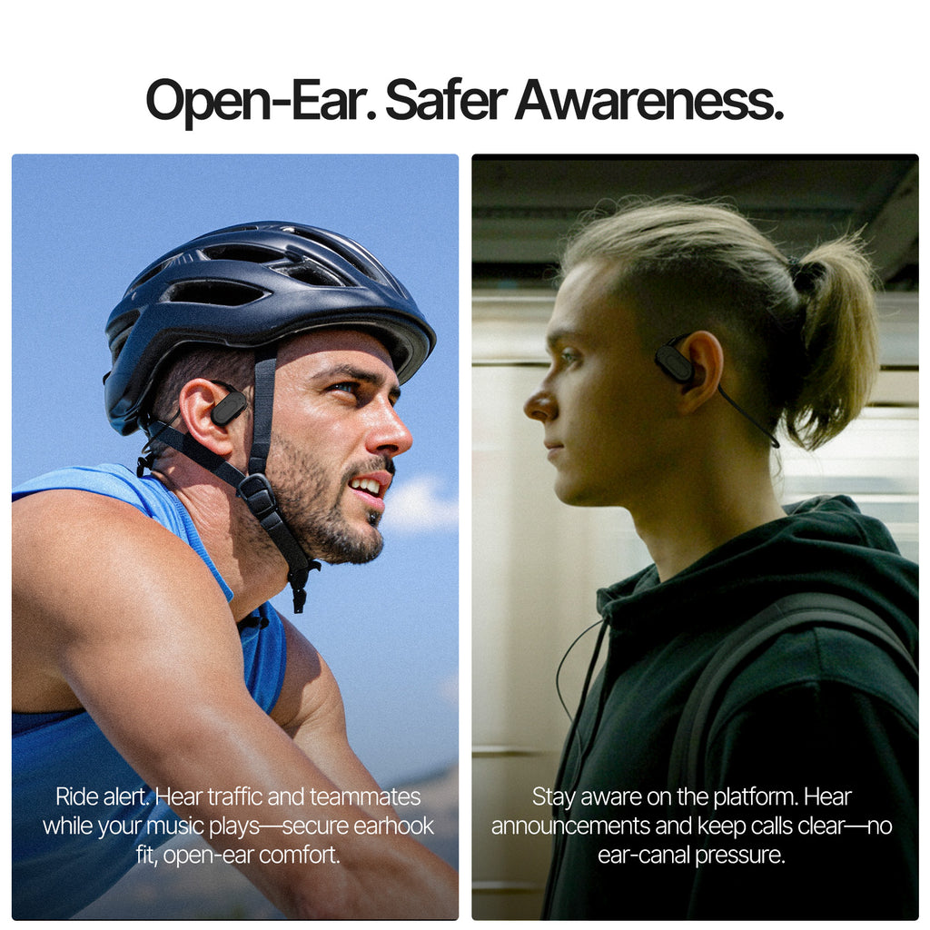 WOWRIO Airlio Open-Ear Neckband Headphones