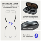 WOWRIO E51 Modular Open-Ear Audio Glasses